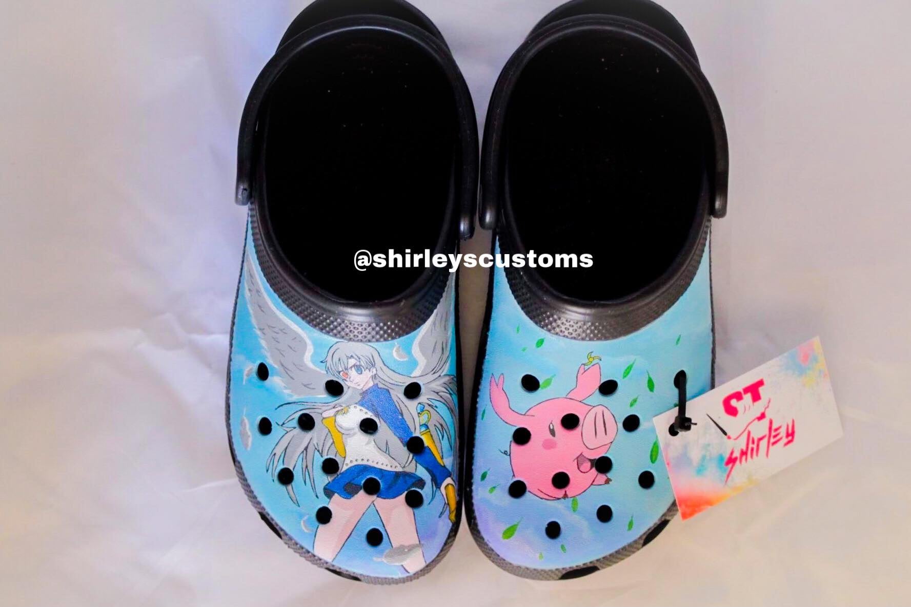Seven Deadly Sins Custom Shoes Shirley's Customs