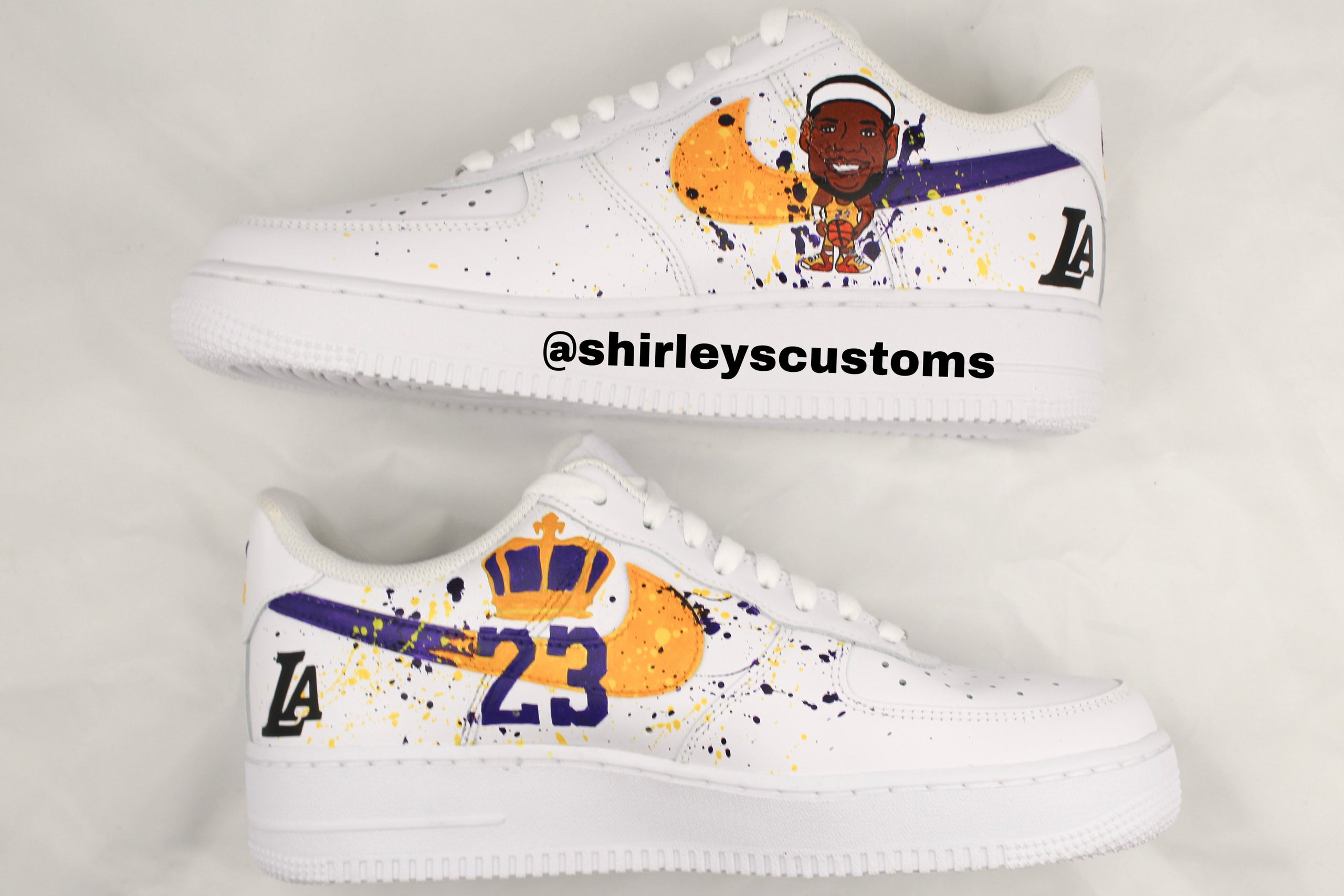 LeBron James Custom Shoes Shirley s Customs
